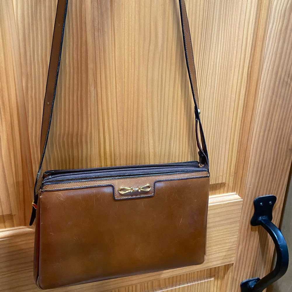 Vintage Edwards leather crossbody purse